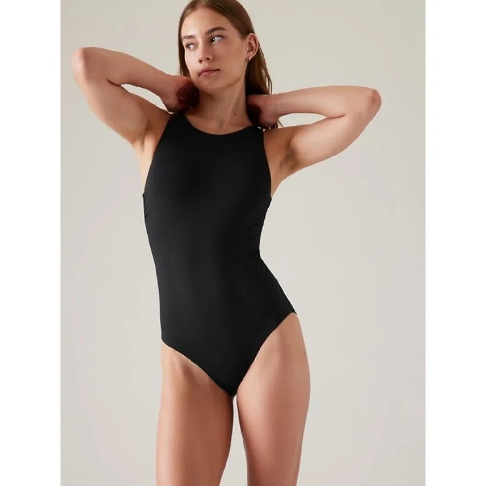 Athleta Maldives One Piece Swimsuit in Black